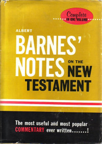 Image of Barnes' Notes on the New Testament