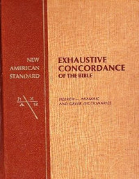 Image of New American Standard Zondervan Exhaustive Concordance of The Bible