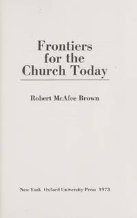 Image of Frontiers for the Church Today