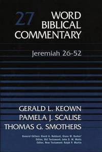 Image of Word Biblical Commentary, Vol. 27: Jeremiah 26-52